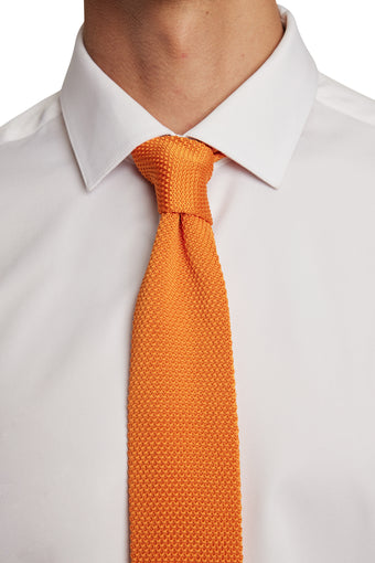 Stanley Knit Tie - Mandarin